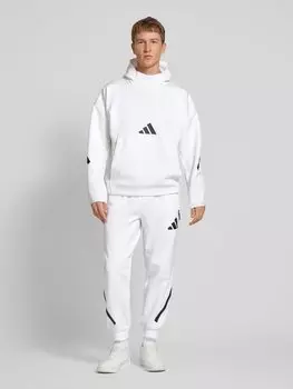 Спортивные штаны с этикеткой ADIDAS SPORTSWEAR, белый