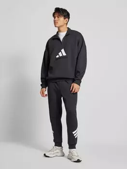 Спортивные штаны с этикеткой ADIDAS SPORTSWEAR, черный