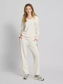 Спортивные штаны с этикеткой ARMANI EXCHANGE, кремовый