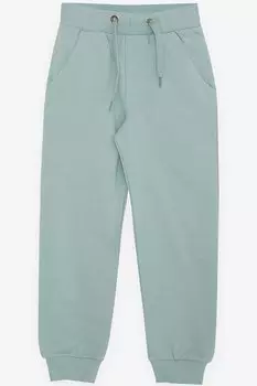 Спортивные штаны с карманами для мальчика мятно-зеленого цвета (3–8 лет) Breeze