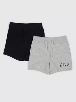 Спортивные штаны с логотипом, 2 шт. Gap, мультиколор