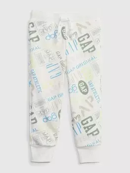 Спортивные штаны с логотипом Gap, белый