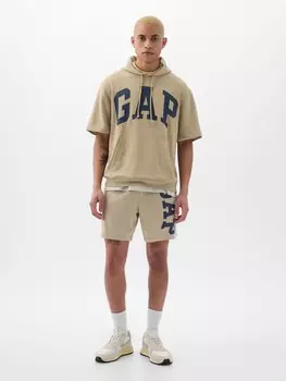 Спортивные штаны с логотипом Gap, бежевый