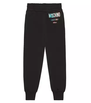 Спортивные штаны с логотипом Moschino, черный