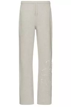 Спортивные штаны с нашивками "Блеск" Flaneur, heather grey
