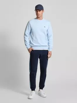 Спортивные штаны с нашивкой-логотипом Lacoste, синий