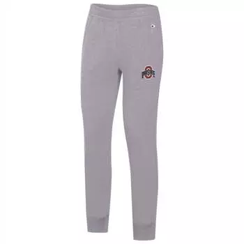 Спортивные штаны с обратным плетением в сером цвете Heritage Champion, цвет heritage gray