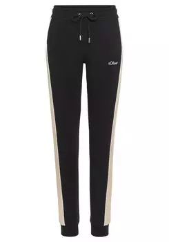 Спортивные штаны s.Oliver Tapered Pants, черный