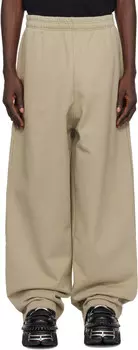 Спортивные штаны с овальным логотипом VETEMENTS, Taupe