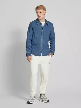 Спортивные штаны с пришитыми этикетками Calvin Klein Jeans, кремовый