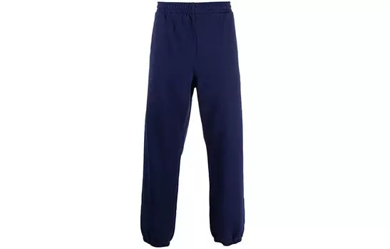 Спортивные штаны с резиновыми стрелками Off-White, темно-синий