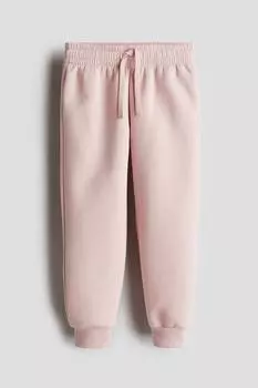 Спортивные штаны с шероховатой внутренней стороной H&M, розовый