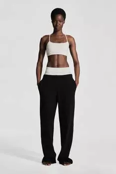 Спортивные штаны с технологией DryMove H&M, черный