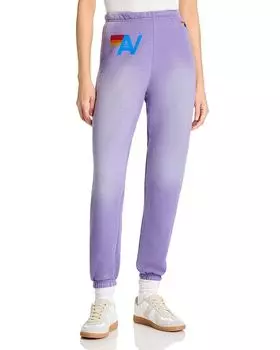 Спортивные штаны с винтажным логотипом Aviator Nation, фиолетовый