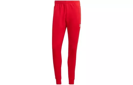 Спортивные штаны с вышитым логотипом Adidas Adidas Originals, красный
