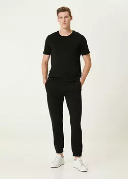 Спортивные штаны с застежкой-молнией по краю Beymen Collection, черный