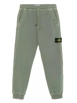 Спортивные штаны с значком компаса Stone Island, зеленый