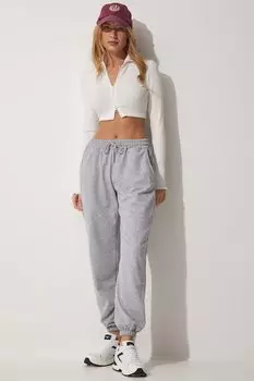 Спортивные штаны - Серые - Джоггеры Happiness stanbul, серый
