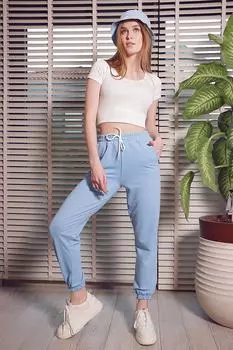 Спортивные штаны - Синий - Джоггеры Trend Alaat Stili, синий