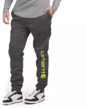 Спортивные штаны средней плотности свободного кроя Carhartt, цвет Carbon Heather