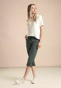 Спортивные штаны Street One, зеленые