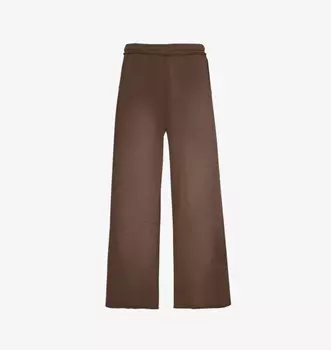 Спортивные штаны свободного кроя из хлопкового трикотажа Monster с необработанным краем Jaded London, коричневый