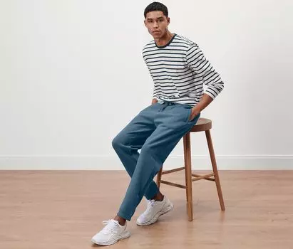 Спортивные штаны Tchibo, дымчатый синий