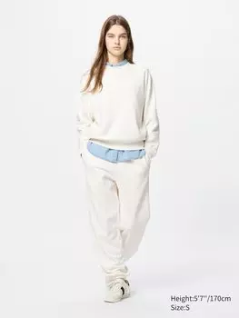 Спортивные штаны Uniqlo, цвет 01 белый