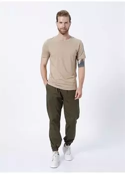 Спортивные штаны унисекс стандартного кроя цвета хаки JACK The Crow, хаки