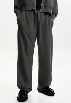 Спортивные штаны WIDE-LEG Bershka, темно-серый