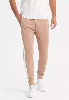 Спортивные штаны WITH CONTRASTING STRIPES OM-PASK Ombre, бежевый