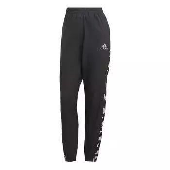Спортивные штаны (WMNS) adidas Celeb Pant W Running Sports Knit Long Pants/Trousers Black, черный