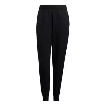 Спортивные штаны (WMNS) adidas Fi W Pt Dk Rlx Casual Sports Running Bundle Feet Long Pants/Trousers Black, черный