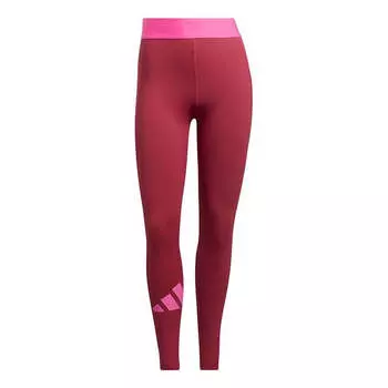 Спортивные штаны (WMNS) Adidas TF Turf Adilife T Contrasting Colors Printing Logo Sports Training Gym Pants/Trousers/Joggers Pink, розовый