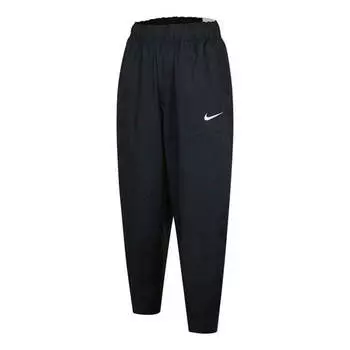 Спортивные штаны (WMNS) Nike Nsw Essntl Wvn Hr Pnt Crv Casual Sports Woven Breathable Long Pants/Trousers Autumn Black, черный