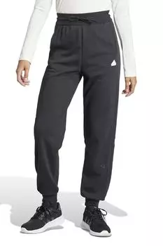 Спортивные штаны выше щиколотки с завышенной талией Adidas Sportswear, черный