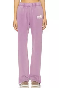Спортивные штаны "You deserve flowers" от The Mayfair Group, vintage purple