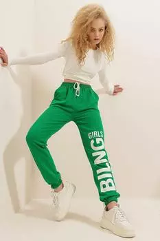 Спортивные штаны - Зеленый - Джоггеры Trend Alaat Stili, зеленый