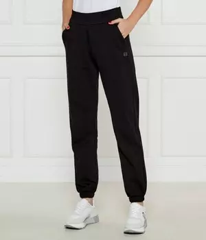 Спортивные штаны женские Armani Exchange зауженные, черный