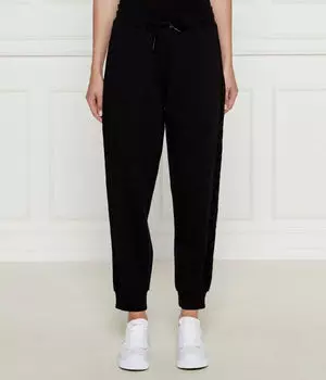 Спортивные штаны женские Ea7 джоггеры на кулиске, черный