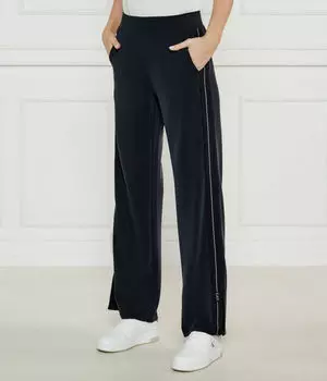 Спортивные штаны женские Ea7 с лампасами, синий