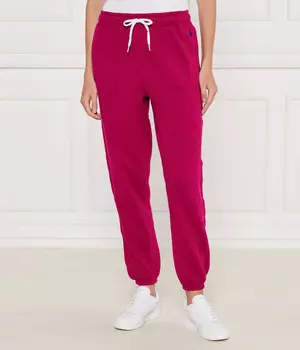Спортивные штаны женские Polo Ralph Lauren свободного кроя на резинке, красный