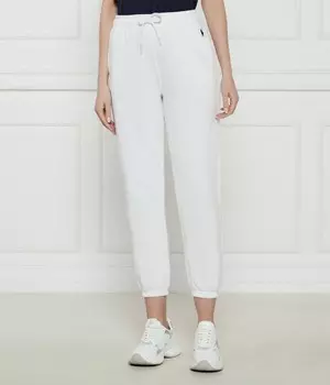 Спортивные штаны женские Polo Ralph Lauren зауженные, белый