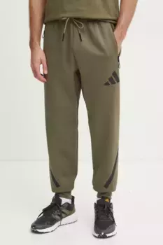 Спортивные штаны ЗНЕ adidas, зеленый