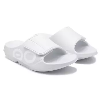 Спортивные сланцы с регулируемой лентой Ooahh Sport Flex Oofos, white