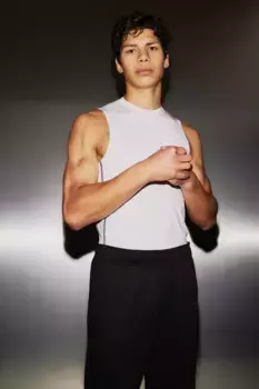 Спортивные спортивные брюки зауженного кроя H&M, черный