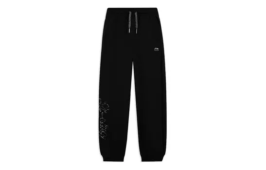 Спортивные спортивные штаны из коллекции Sports Life, черные, женские Lining