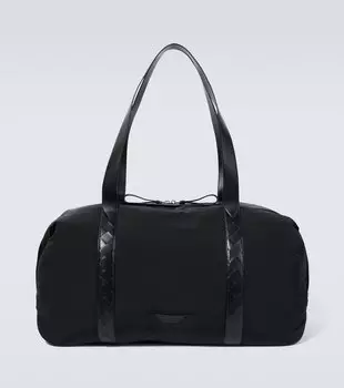 Спортивные сумки с кожаной отделкой Bottega Veneta, черный