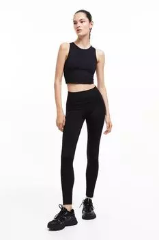 Спортивные тайтсы DryMove H&M