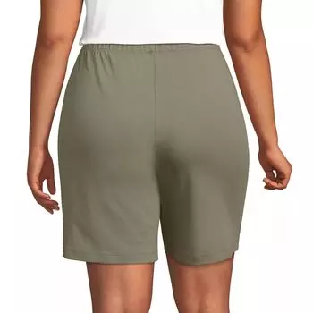 Спортивные трикотажные шорты больших размеров Lands' End без застежки Lands' End